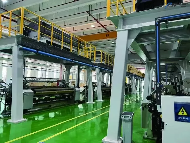 Penempatan Semula Kilang Tekstil Mengguna pakai Sistem Paip Udara Mampat Aluminium