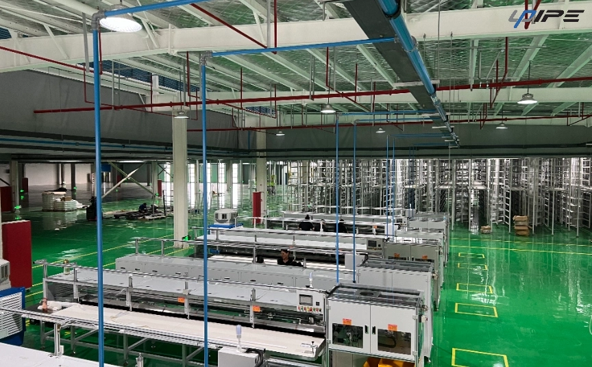 Paip Udara Aluminium Biru untuk Rangkaian Udara Mampat Tanpa Bocor