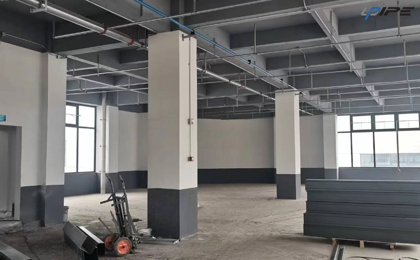 Paip Udara Mampat Aluminium Biru untuk Penghantaran Udara Industri Penjimatan Tenaga