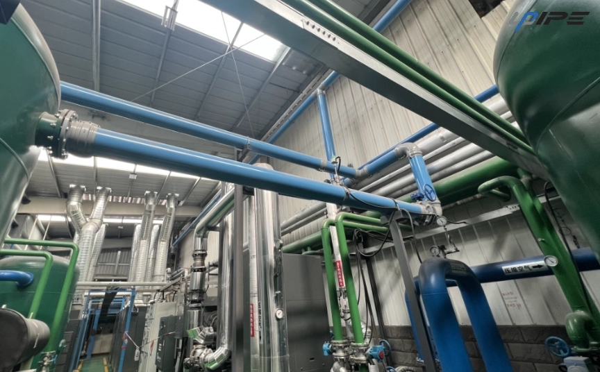 Sistem Paip Udara Aluminium Dengan Sambungan Jatuh Pantas Diperkukuh